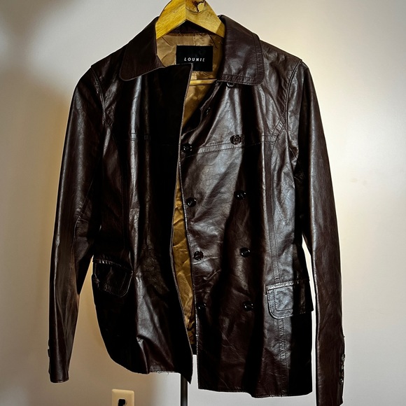 LOUINE | Brown Jacket | 100% Leather Jacket - Picture 2 of 6
